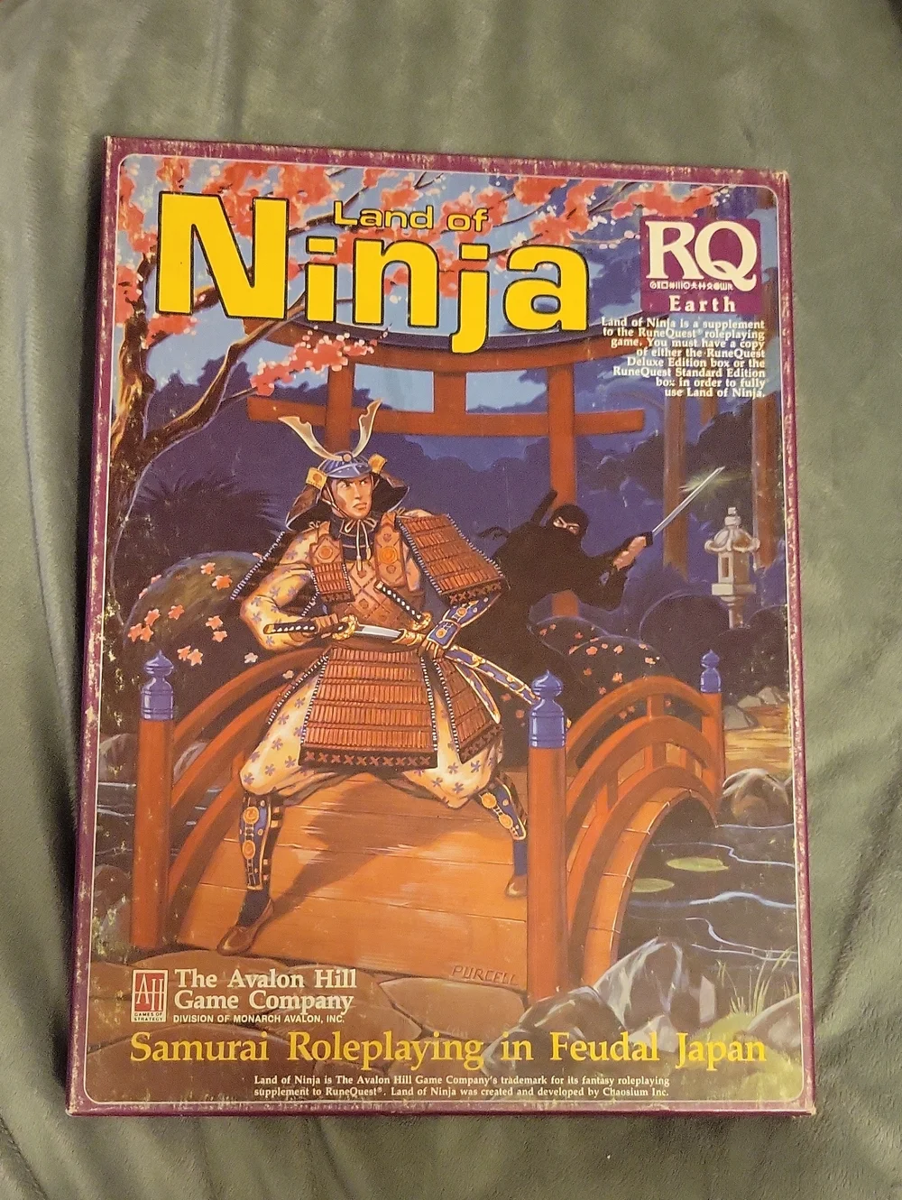 Land of Ninja Samurai Roleplaying Game - Purple